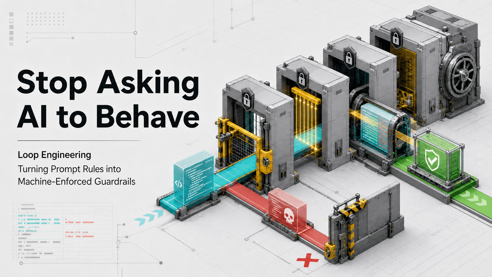 Stop Asking AI to Behave: Prompt Rules to Machine Gates